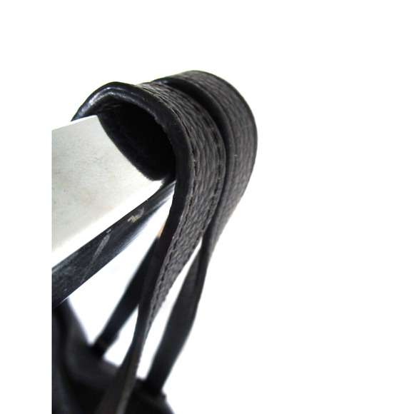 M.I.L.A Los Angeles Large Black Pebbled Leather Luxury Shoulder Tote Handbag - Picture 11 of 12